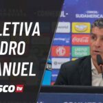 Pedro Emanuel analisa goleada do Vasco sobre o Olimpia em coletiva