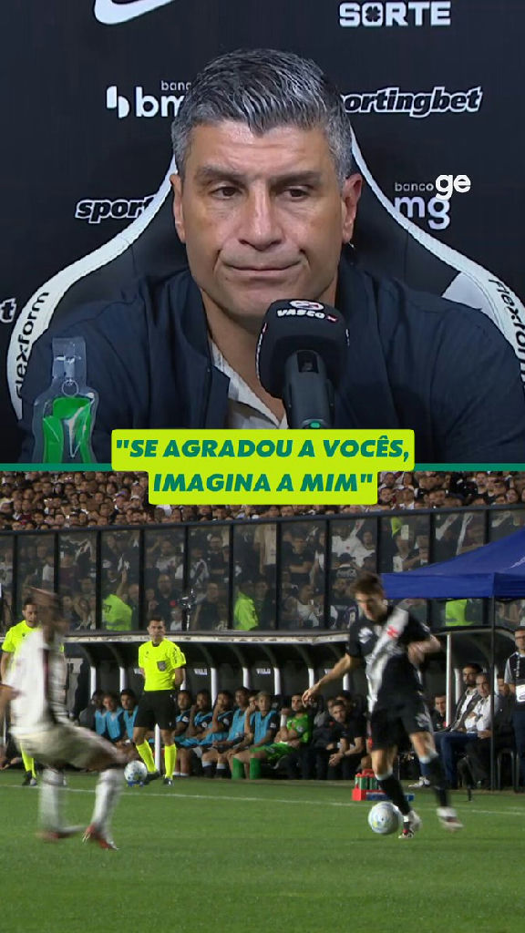 Pedro Emanuel exalta desempenho de Colidio e projeta futuro no Vasco