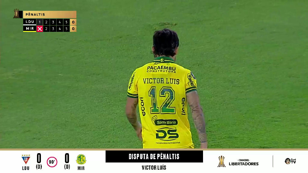 Pênalti de Victor Luís marca eliminação do Mirassol na Libertadores