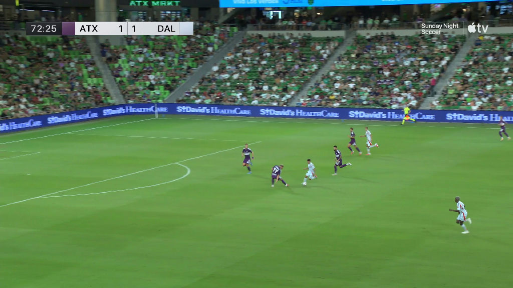 Petar Musa decide partida e garante triunfo do Dallas contra o Austin