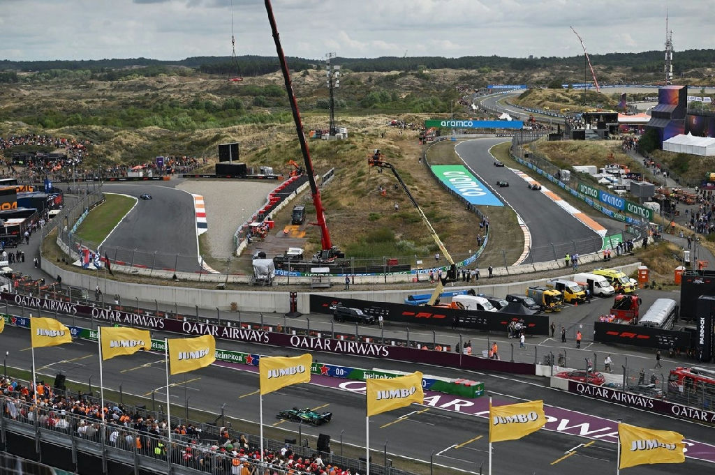 Pilotos da Fórmula 1 lamentam a despedida do desafiador circuito de Zandvoort