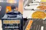 Pizzaria entrega 40 pizzas em tempo recorde para comemoração do Botafogo