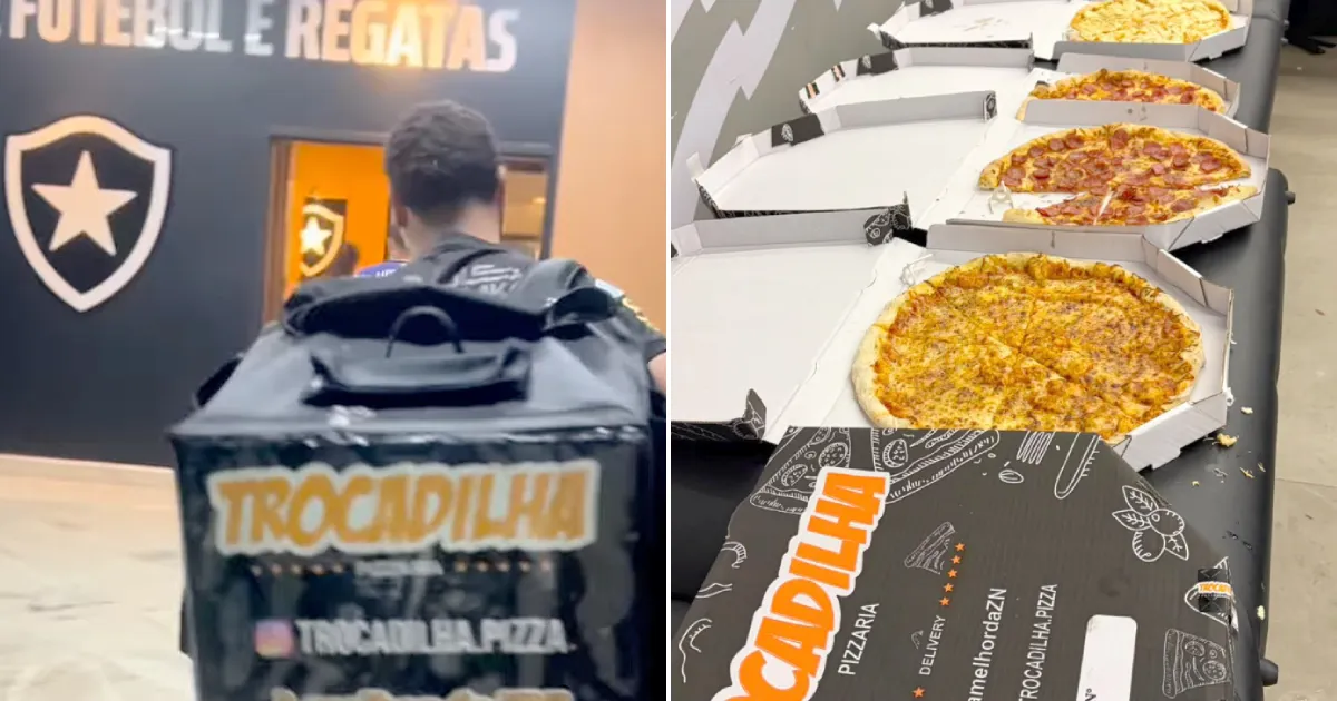 Pizzaria entrega 40 pizzas em tempo recorde para comemoração do Botafogo
