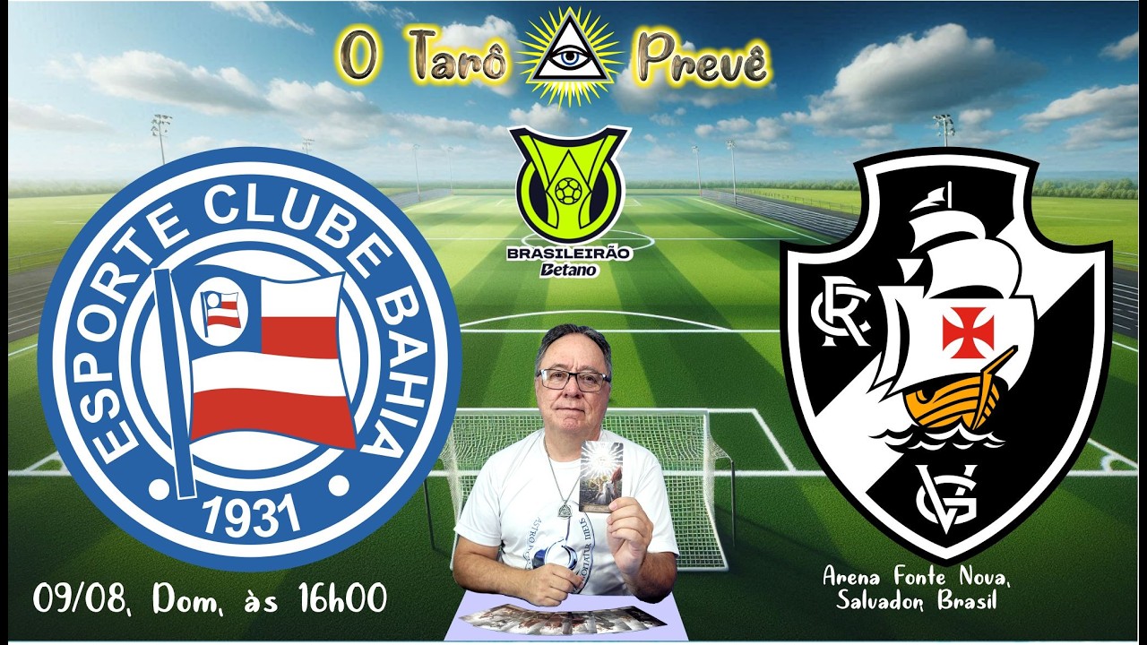 Previsões de tarô movimentam expectativas para o duelo entre Bahia e Vasco