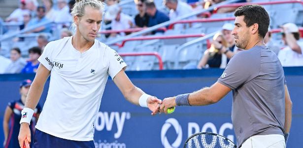 Rafa Matos e Orlando Luz superam europeus e garantem vaga na final de duplas em Cincinnati