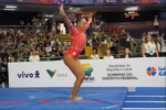 Rebeca Andrade domina o Brasileiro e alcança a maior nota do ano no salto
