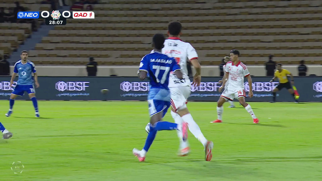 Reijnders marca seu primeiro gol pelo Al-qadsiah com finalização de três dedos