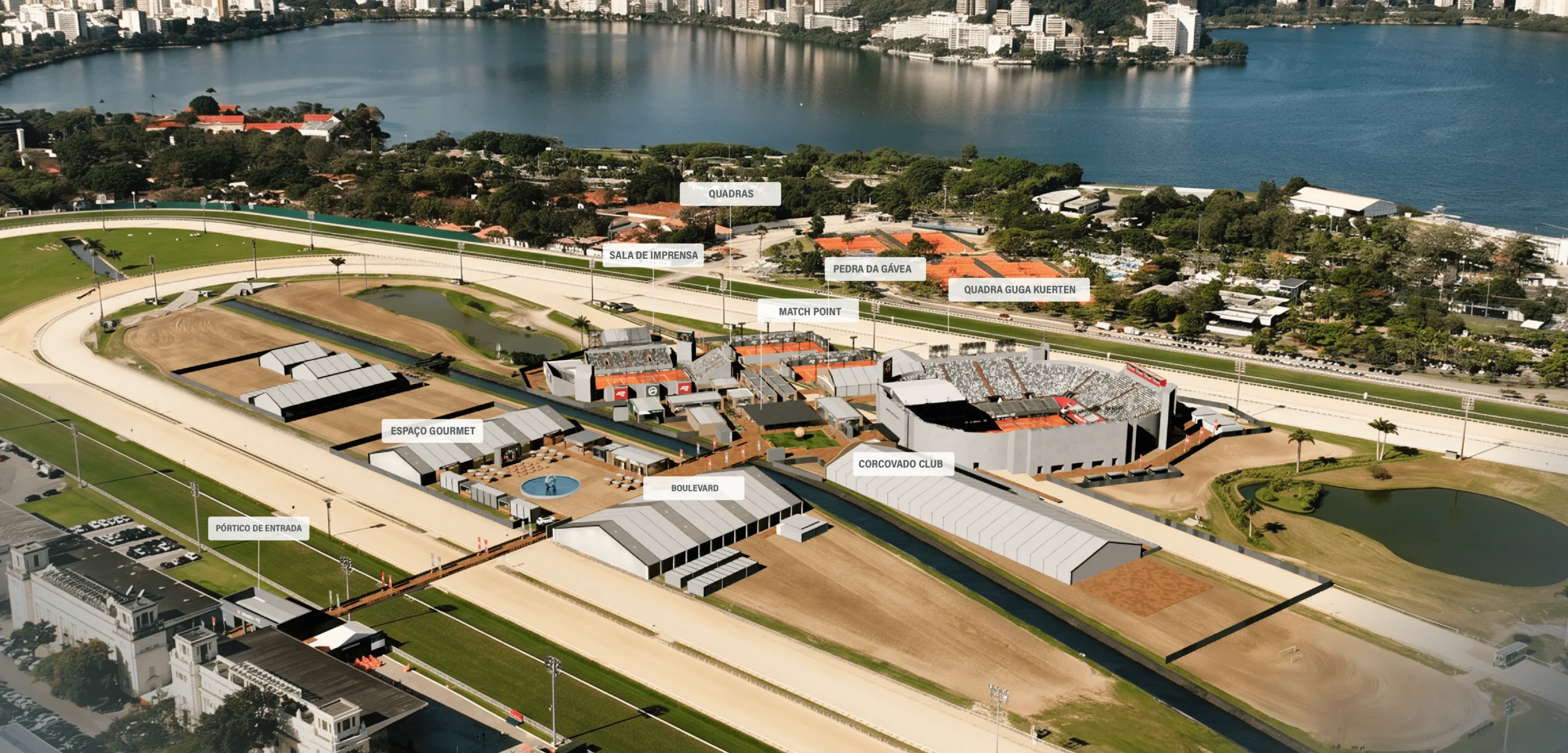 Rio Open anuncia expansão do complexo no Jockey Club para acolher mais fãs em 2027
