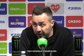 Roberto de Zerbi assume responsabilidade após revés do Spurs na estreia