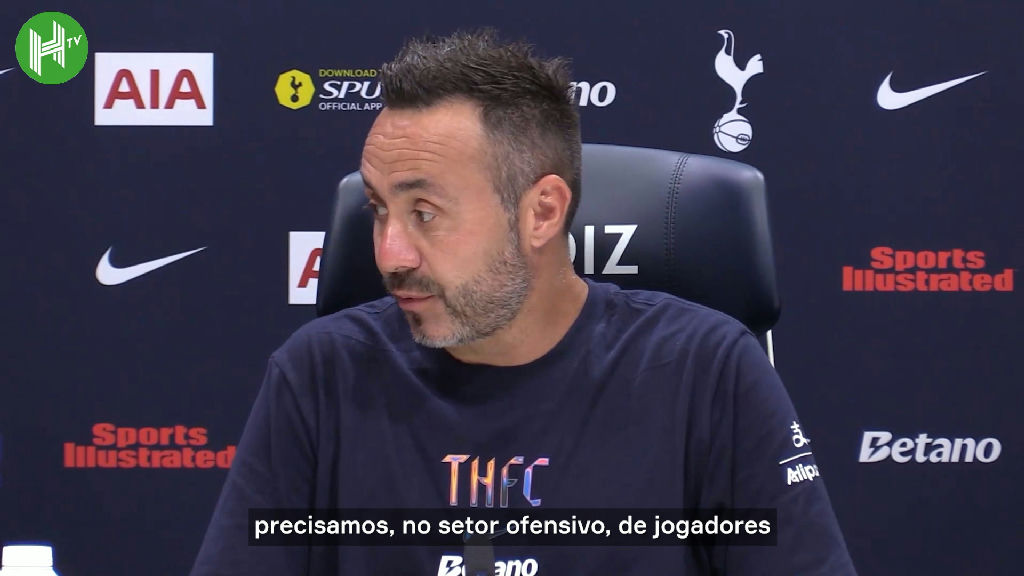 Roberto de Zerbi projeta futuro de Savinho no Tottenham