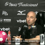 Rodrigo Bellão analisa desempenho ofensivo do Botafogo após revés diante do Athletico
