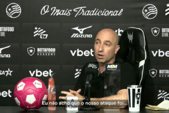 Rodrigo Bellão analisa desempenho ofensivo do Botafogo após revés diante do Athletico