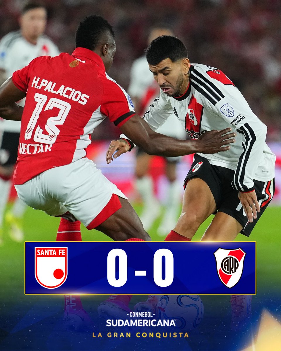 Santa Fe e River Plate empatam sem gols no primeiro duelo da Sul-americana