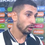 Santi Rodríguez marca dois gols em derrota do Botafogo e cobra eficiência