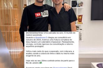 Santiago Sosa conclui tratamento facial e reforça elenco do Vasco