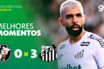 Santos domina o Vasco com vitória expressiva na vigésima terceira rodada do Brasileirão