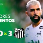 Santos domina o Vasco com vitória expressiva na vigésima terceira rodada do Brasileirão