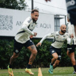 Santos encerra preparação para confronto decisivo contra o Palmeiras na Copa do Brasil