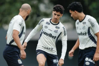 Santos inicia preparação decisiva para clássico contra o Palmeiras na Copa do Brasil