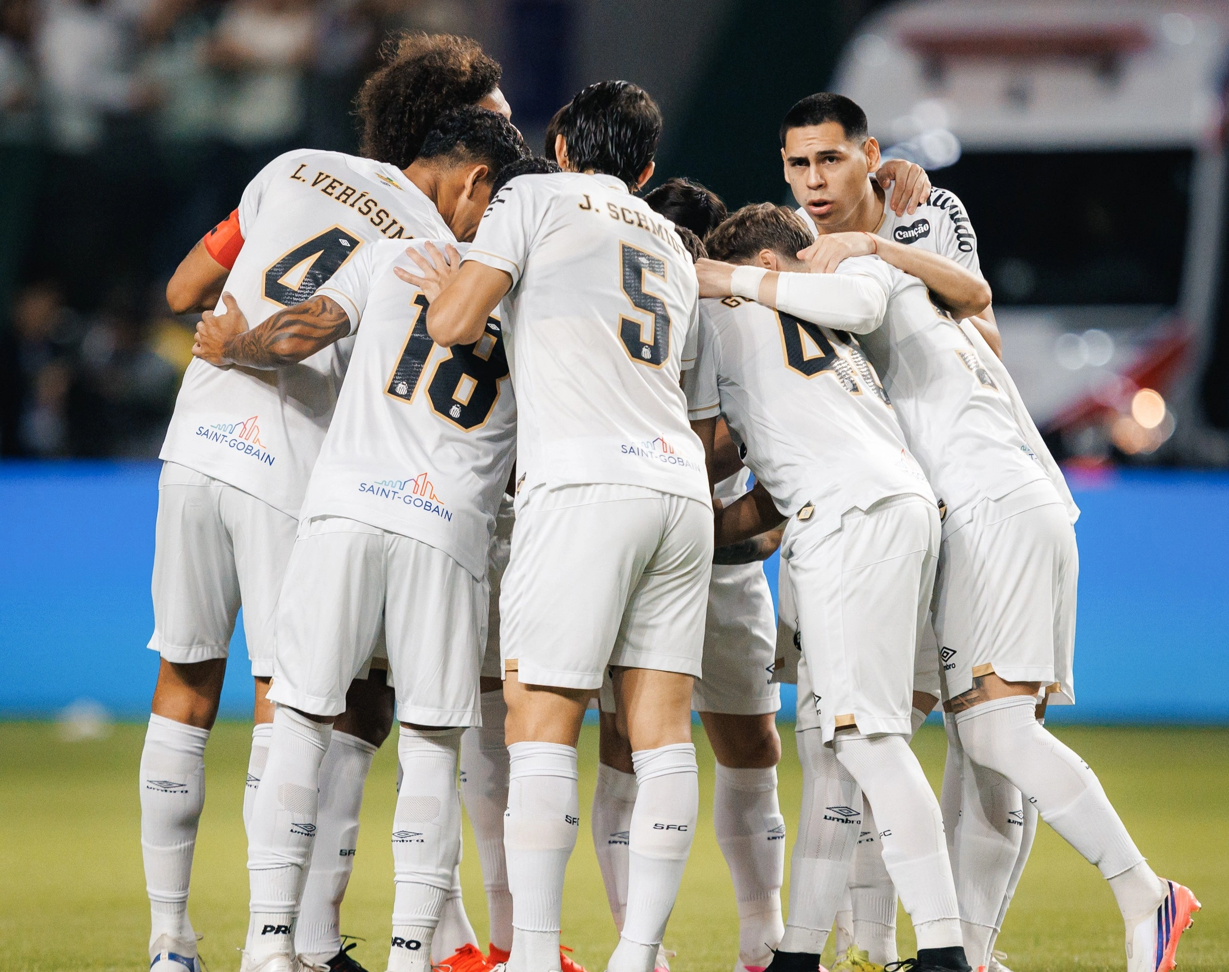 Santos sofre revés por 3 a 0 diante do Palmeiras na Copa do Brasil