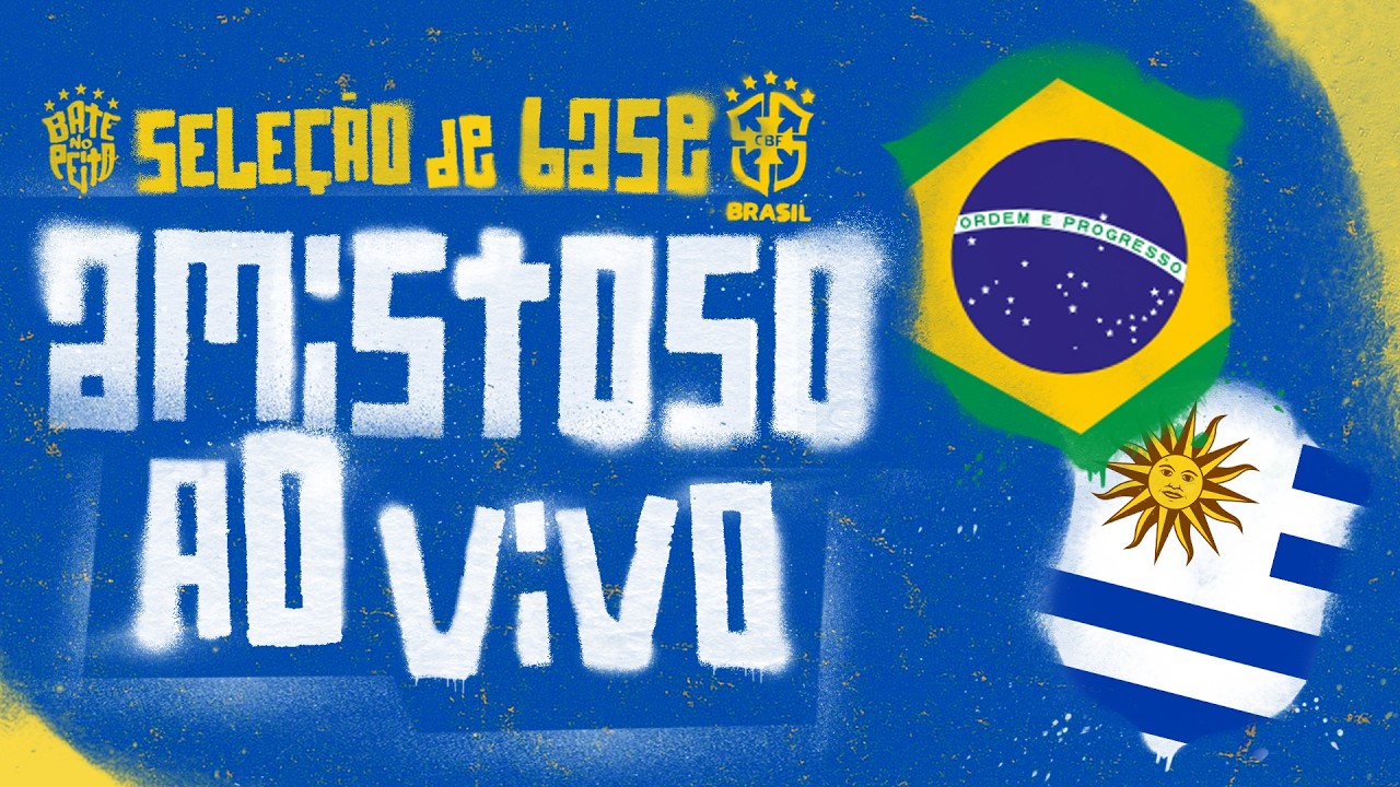 Seleção Brasileira Sub-15 enfrenta o Uruguai em amistoso internacional