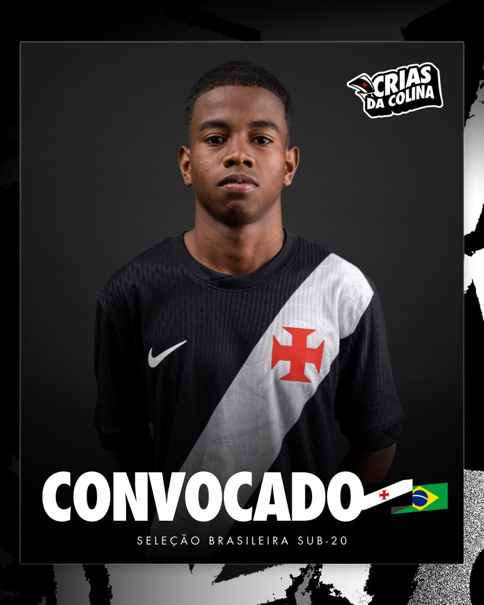 Seleção Brasileira Sub-20 chama atacante Juninho do Vasco para amistosos contra a Bolívia