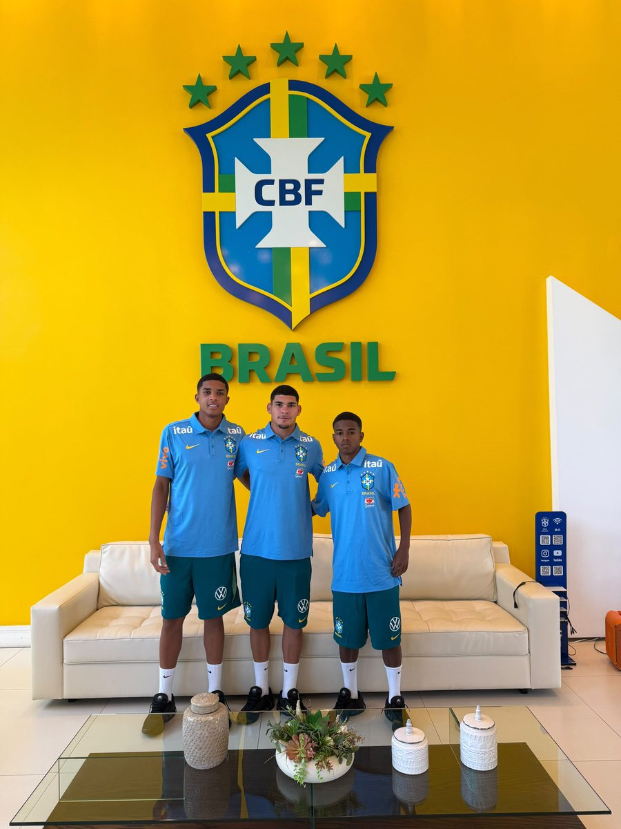 Seleção Brasileira Sub-20 convoca trio do Vasco para período de treinamentos