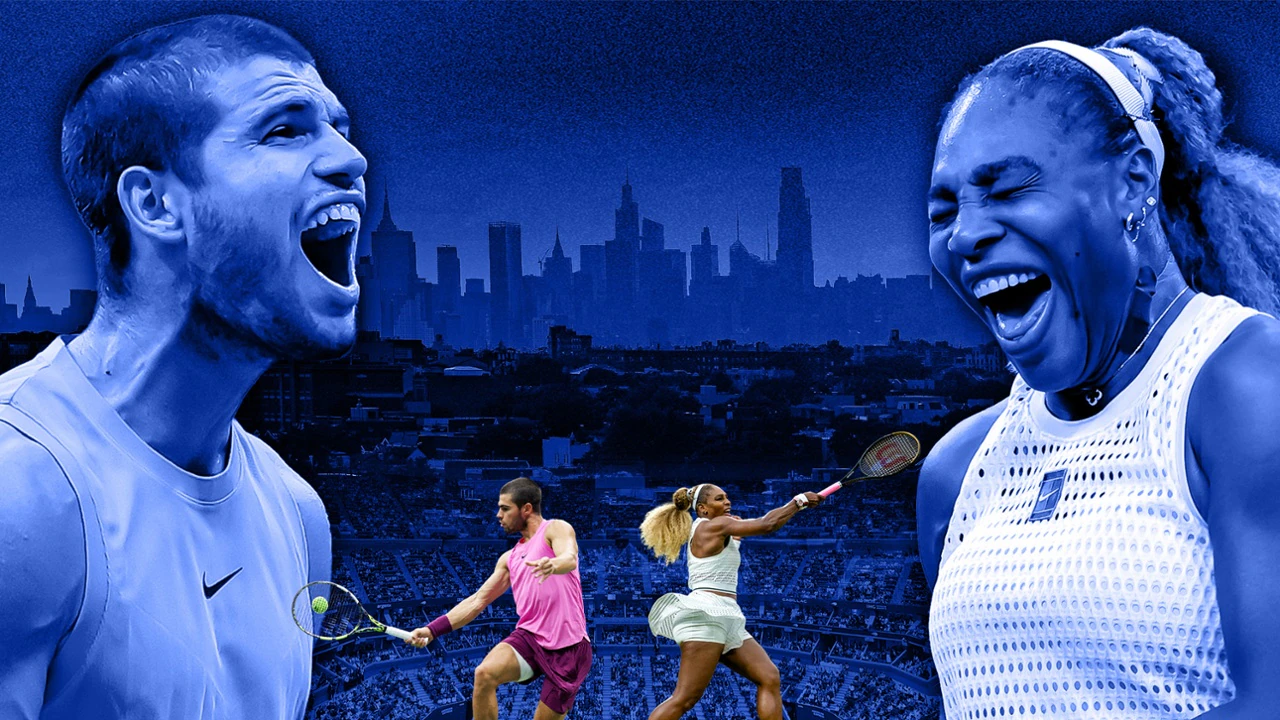 Serena Williams e Carlos Alcaraz formam dupla inédita nas mistas do US Open