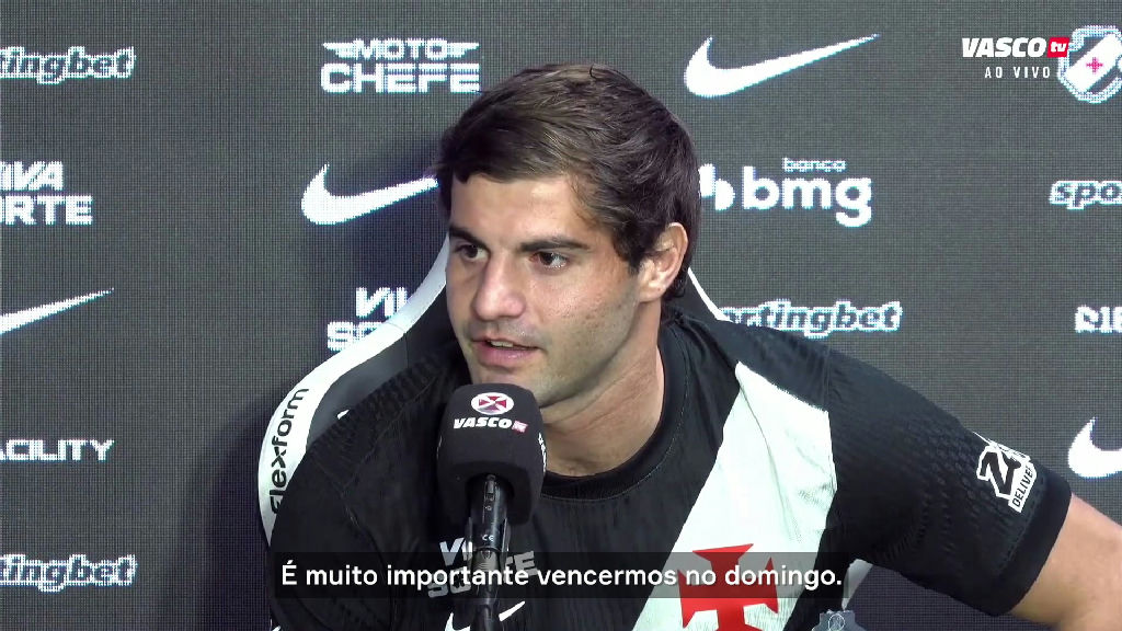 Sosa encara duelo contra o Santos como decisão em possível estreia pelo Vasco