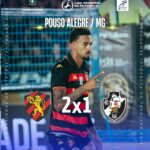 Sport supera Vasco em duelo equilibrado pela Liga Nacional de Futevôlei em Pouso Alegre