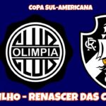 Sul-americana movimenta previsões sobre o confronto entre Olimpia e Vasco