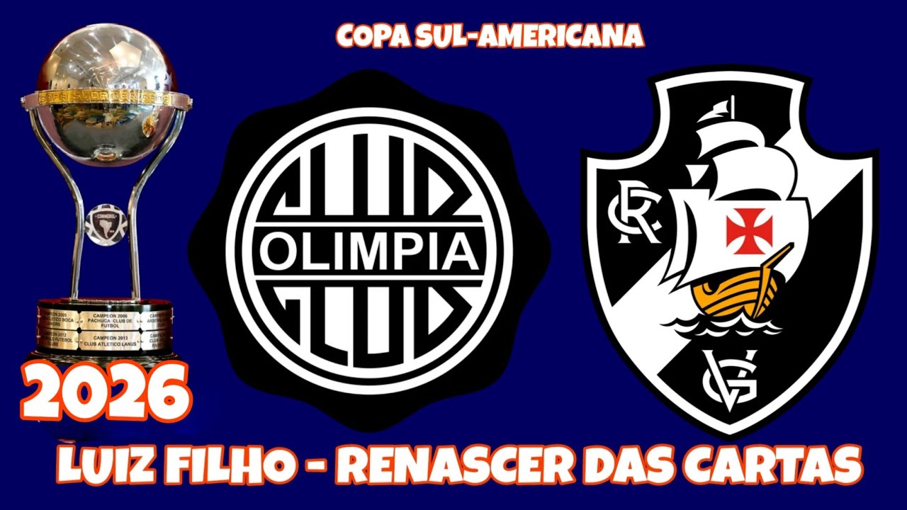 Sul-americana movimenta previsões sobre o confronto entre Olimpia e Vasco