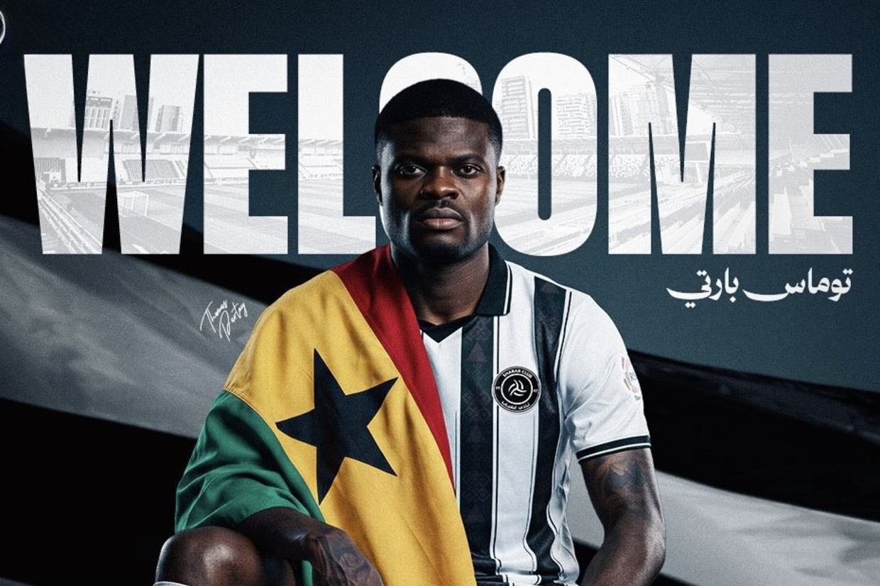 Thomas Partey oficializa transferência para o Al-shabab após passagem pelo futebol espanhol