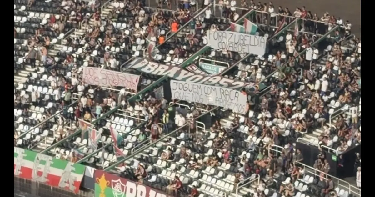 Torcida Fluminense registra público abaixo do esperado em clássico no Nilton Santos