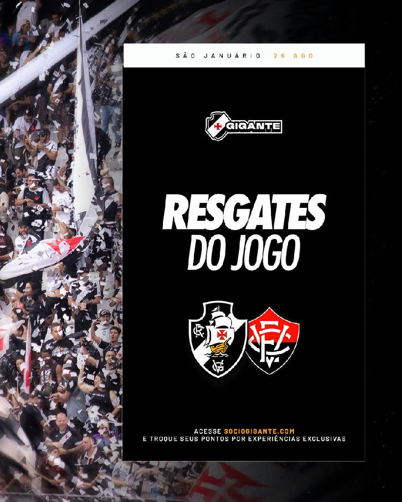 Vasco abre resgate de experiências para duelo contra o Vitória em São Januário