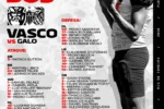 Vasco Almirantes anuncia relacionados para confronto decisivo contra o Galo FA na Superliga