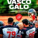 Vasco Almirantes encara o Galo neste domingo em Queimados pela Superliga de futebol americano