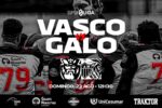 Vasco Almirantes encara o Galo pela Superliga de futebol americano neste domingo 23 de agosto