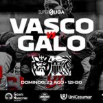 Vasco Almirantes encara o Galo pela Superliga de futebol americano neste domingo 23 de agosto