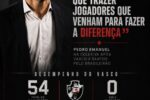 Vasco busca reforços após jejum de gols e ineficiência ofensiva