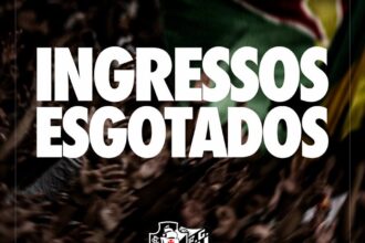 VASCO confirma lotação máxima PARA confronto decisivo contra o Santos