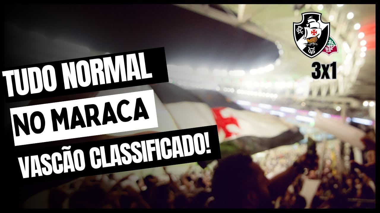 Vasco da Gama assegura classificação com vitória expressiva sobre o Fluminense no Maracanã