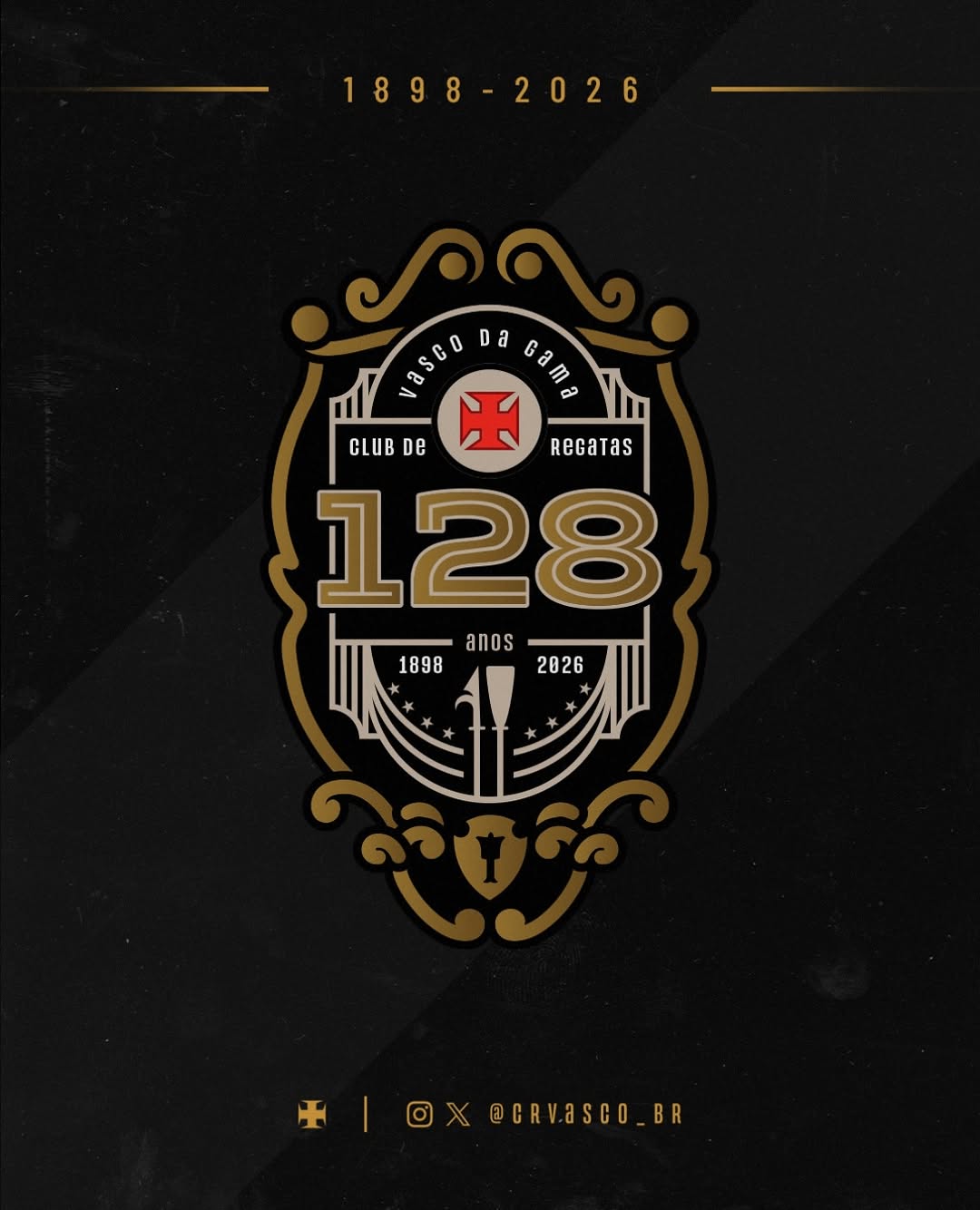 Vasco da Gama celebra 128 anos com identidade visual inspirada em São Januário