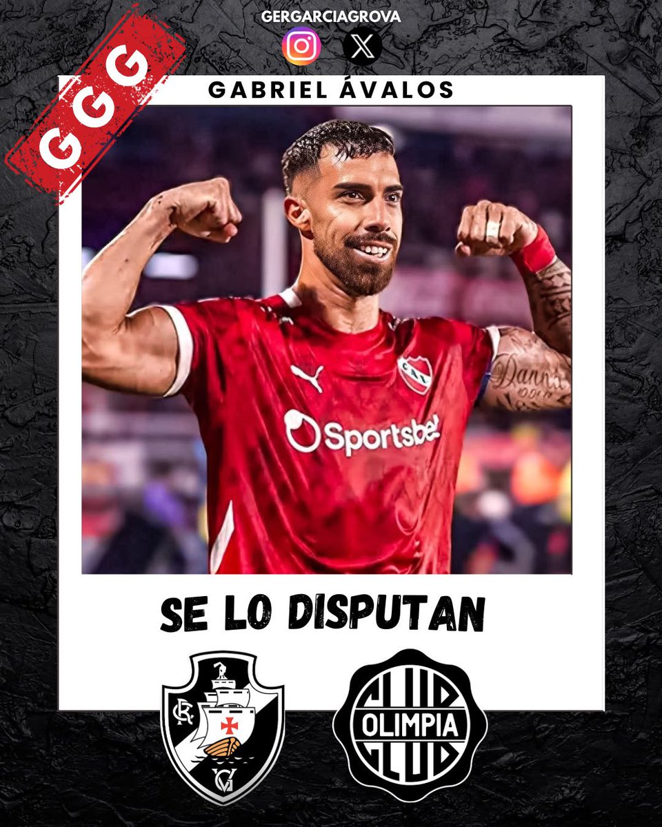 Vasco da Gama e Olimpia intensificam disputa por Gabriel Ávalos, atacante livre em dezembro