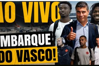 Vasco da Gama inicia viagem para confronto decisivo contra o Palmeiras