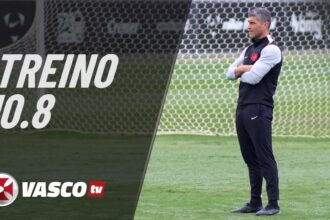 Vasco da Gama intensifica preparação em treino realizado nesta segunda-feira