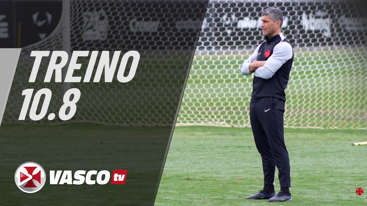Vasco da Gama intensifica preparação em treino realizado nesta segunda-feira