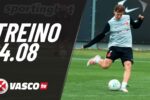 Vasco da Gama intensifica preparação em treino realizado nesta segunda-feira