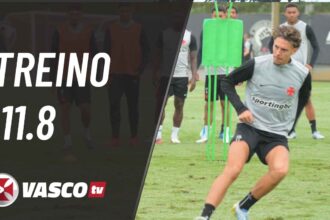 Vasco da Gama intensifica preparação no CT Moacyr Barbosa em treino desta terça-feira