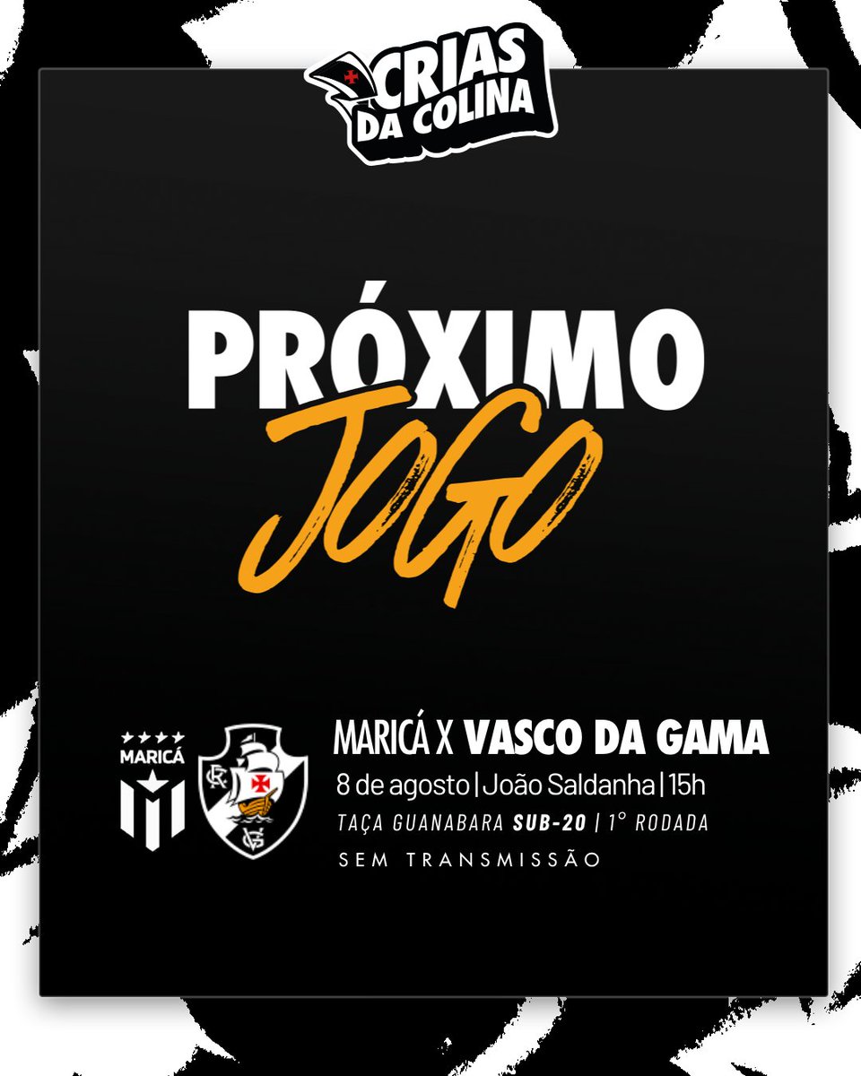 Vasco da Gama Sub-20 inicia Taça Guanabara em confronto com Maricá